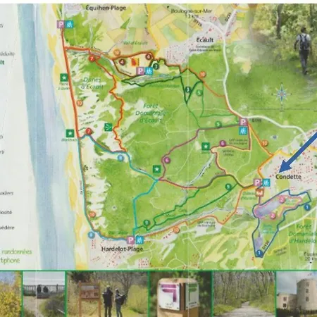 Les Anes Du Chateau D Hardelot, Pour 2 A 5 Pers Prázdninový dům *